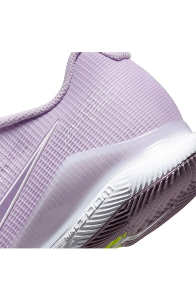 Shop Nike Court Air Zoom Vapor Pro Tennis Shoe In Doll/ Amethyst Wave-white-volt