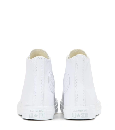 Shop Converse Chuck Taylor All Star Leather High-top Sneakers In White