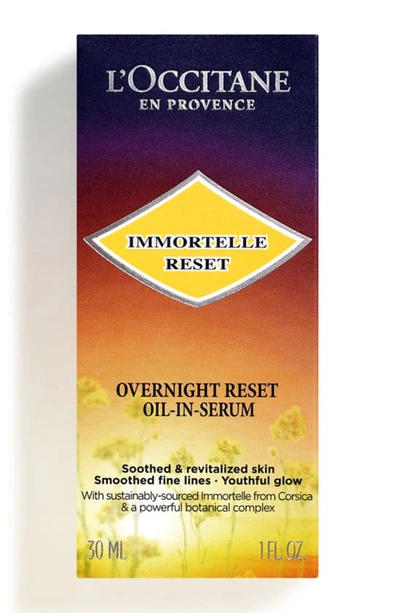 Shop L'occitane Immortelle Overnight Reset Oil-in-serum In Regular