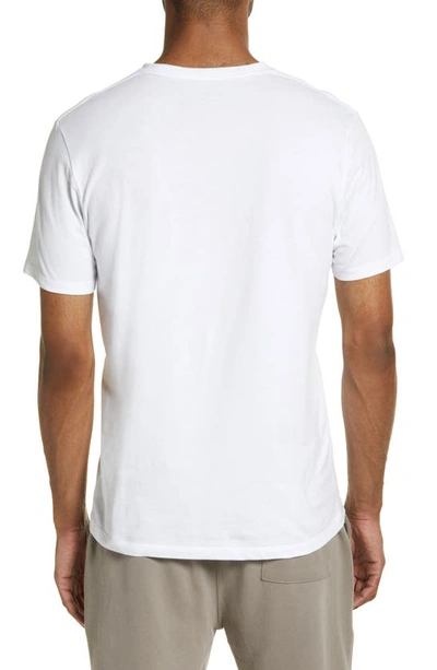 Shop Allsaints Brace Tonic Slim Fit Cotton T-shirt In Optic White