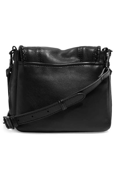 Aimee Kestenberg Mini All For Love Convertible Leather Crossbody Bag In Black