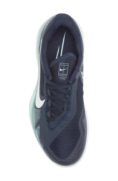 Shop Nike Court Air Zoom Vapor Pro Tennis Shoe In Obsidian/ White-mint Foam