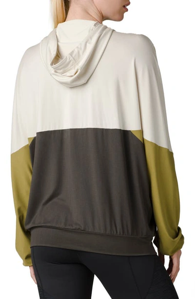 Shop Prana X Sorel Wandering Soul Colorblock Hooded Pullover Jacket In Black Multi