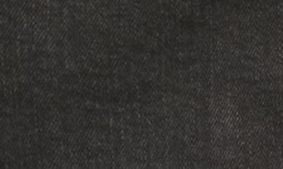 Shop Retroféte Willa Gathered Denim Miniskirt In True Black