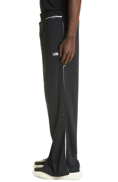 Y/project X Fila Snap Panel Track Pants In Black | ModeSens