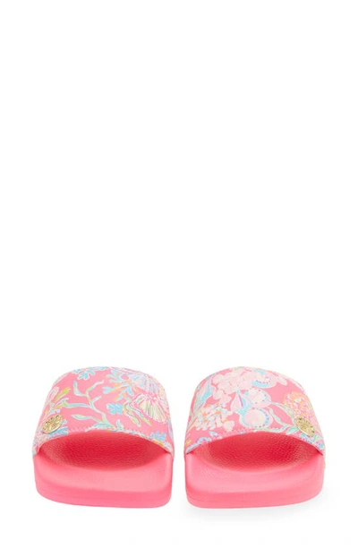 Shop Lilly Pulitzer Cabana Slide Sandal In Pink Isle Shell Me