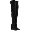 GIANVITO ROSSI Suede over-the-knee boots