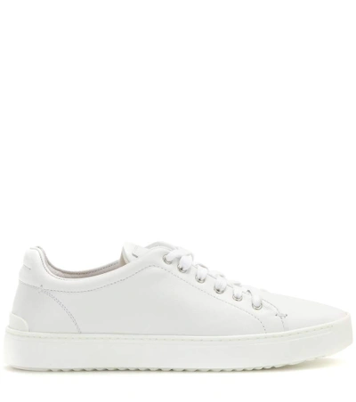 Shop Rag & Bone Kent Leather Sneakers In White
