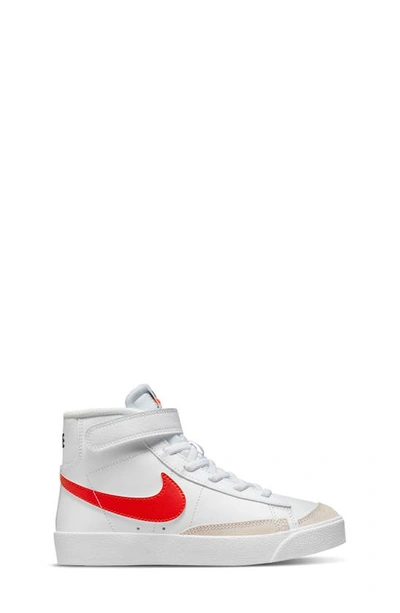 Shop Nike Kids' Blazer Mid '77 High Top Sneaker In White/ Red/ Blue/ Black