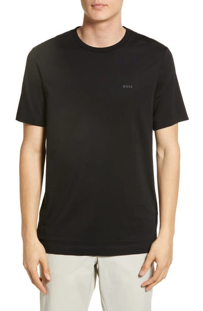 Shop Hugo Boss Thompson Solid T-shirt In Black