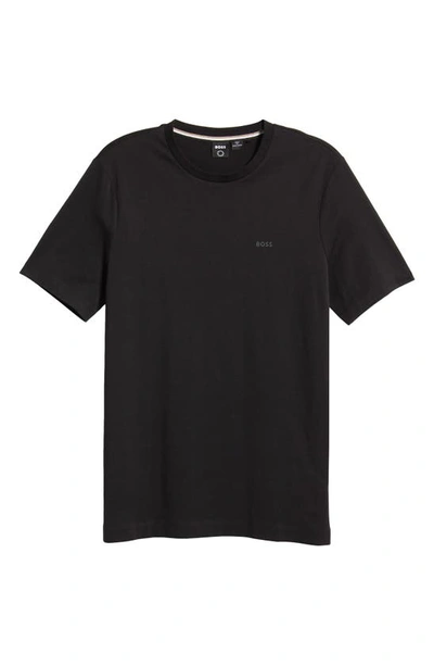 Shop Hugo Boss Thompson Solid T-shirt In Black