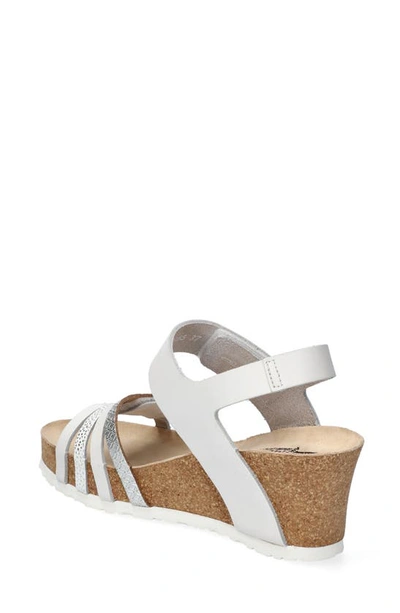 Shop Mephisto Lucia Wedge Sandal In Wh2830/ 70068