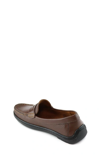 Shop Marc Joseph New York Union Street Driving Shoe In Brown Grainy