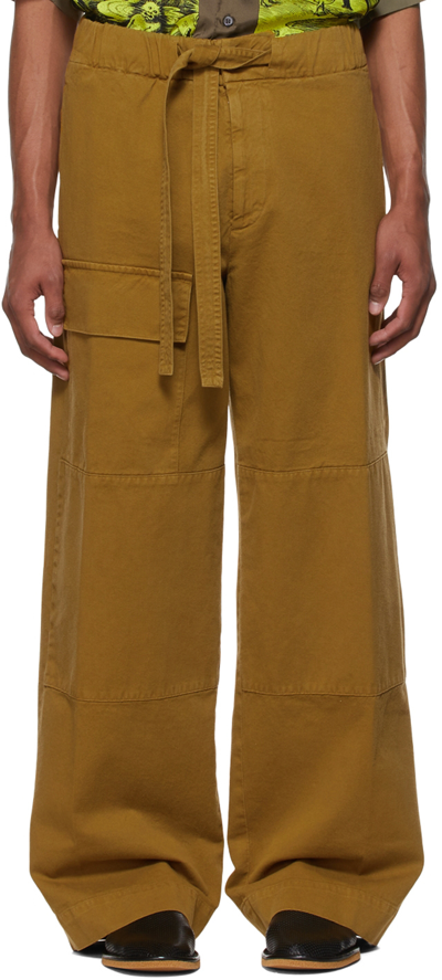 シャイニングゴールデン dries van noten potter pants umber | ccfl.ie