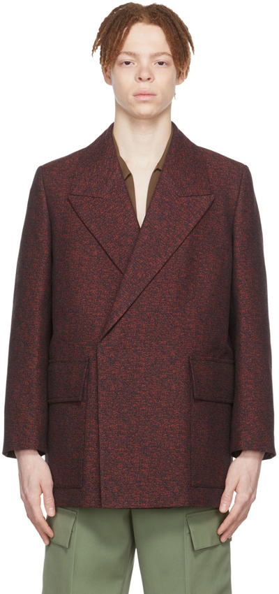 Shop Jil Sander Ssense Exclusive Red Cotton Coat In 476 Open Red