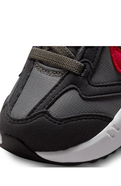 Shop Nike Air Max Dawn Sneaker In Pewter/ Ash/ Black/ Red
