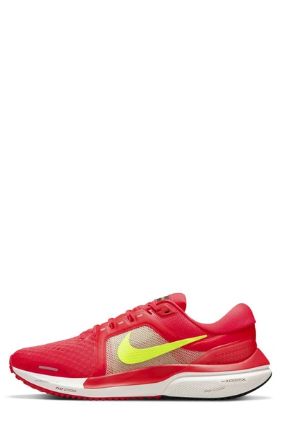 Shop Nike Air Zoom Vomero 16 Road Running Shoe In Siren Red/ Volt/ Red Clay