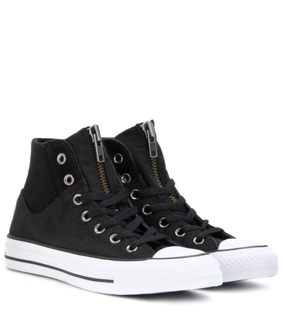 Converse Women's Chuck Taylor Hi Aztec Print Casual Sneakers From Finish Line In Black/parchment/white