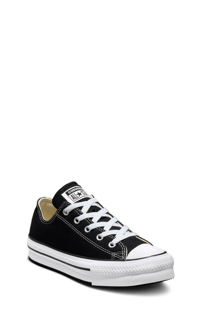 Converse Kids' Chuck Taylor® All Star® Eva Lift Oxford Sneaker In Black/  White/ Black | ModeSens