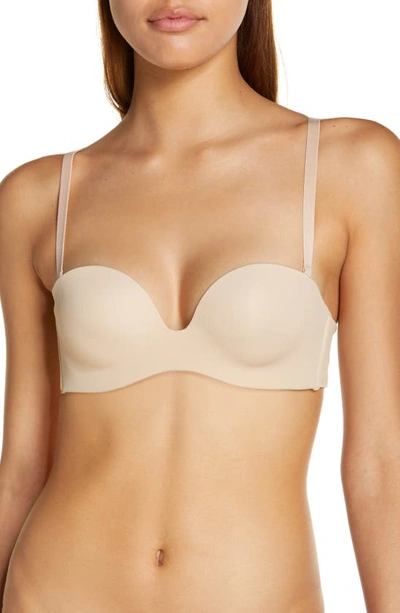 Shop Simone Perele Essentiel Convertible Bra In Peau Rose