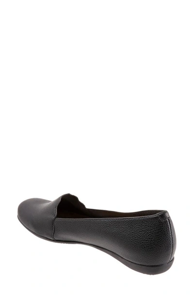 Shop Trotters Sage Flat In Black