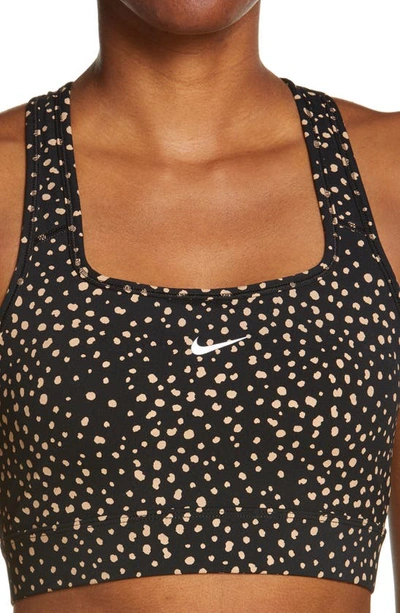 NIKE POLKA DOT OPEN BACK SPORTS BRA 