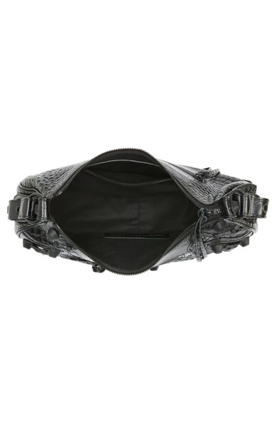 Shop Balenciaga Le Cagole Lambskin Shoulder Bag In 1000 Black