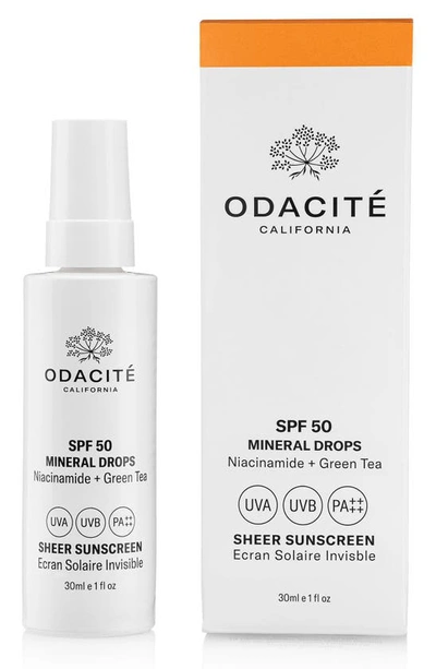 Shop Odacite Mineral Drops Sunscreen Spf 50, 1 oz