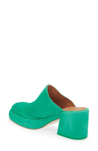 Shop Miista Nicola Platform Mule In Green