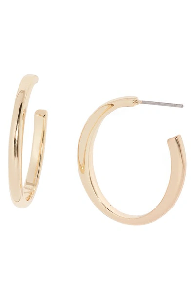 Shop Jenny Bird Nordi Oval Hoop Earrings In High Polish Gold