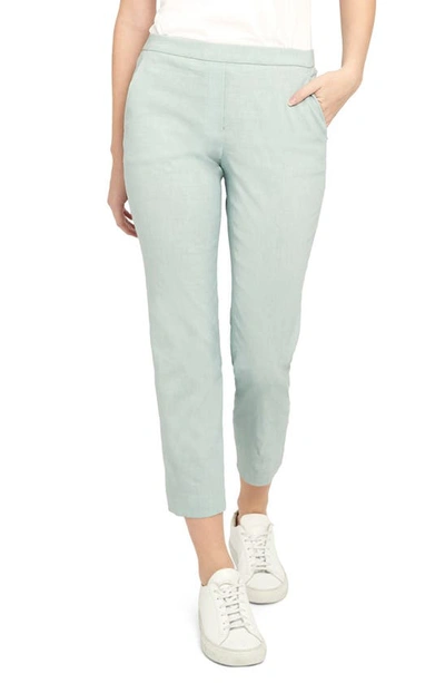 Shop Theory Pull-on Crop Pants In Sky