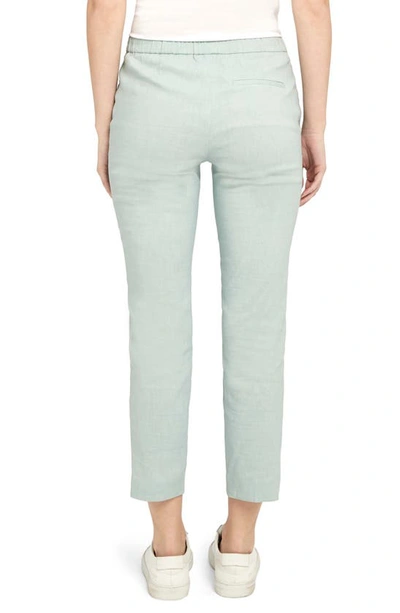 Shop Theory Pull-on Crop Pants In Sky