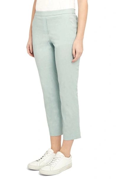 Shop Theory Pull-on Crop Pants In Sky