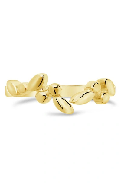 Shop Sterling Forever Sterling Silver Ivy Open Band Ring In Gold