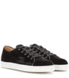 CHARLOTTE OLYMPIA Purrrfect velvet trainers