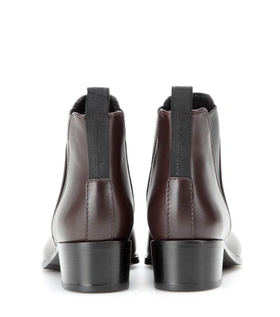 Shop Acne Studios Jensen Leather Ankle Boots