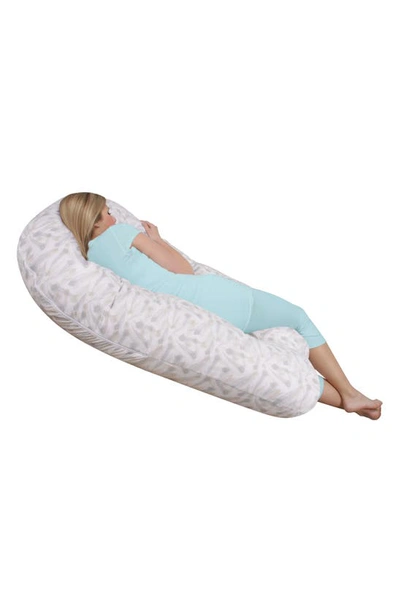 Leachco Back 'n Belly® Chic Contoured Pregnancy Support Pillow In Drift