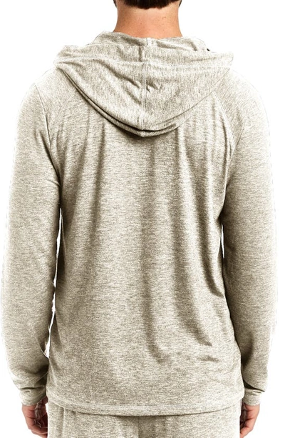 Shop Rainforest Brushed Jersey Hoodie In Oatmeal