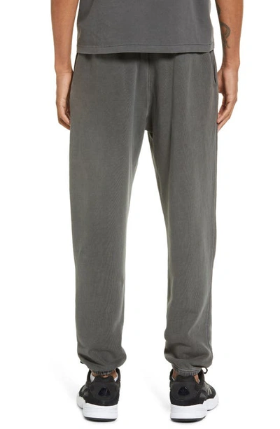 Shop Elwood Core Organic Cotton Brushed Terry Sweatpants In Grey