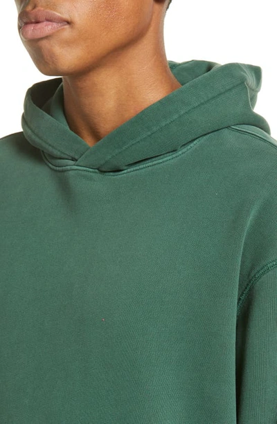 Shop Elwood Core Oversize French Terry Hoodie In Vintage Green