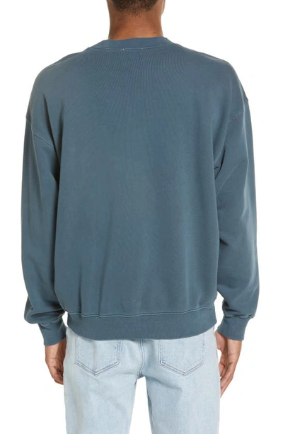 Shop Elwood Core Oversize Crewneck Sweatshirt In Vintage Navy
