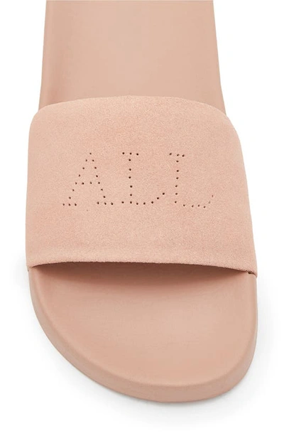 Shop Allsaints Karli Slide Sandal In Misty Pink