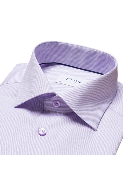 Eton Shirts Contemporary Fit Purple Shirt With Purple Buttons 71 Purple In Purple