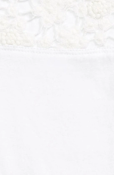 Shop Nordstrom Kids' Lace Detail Tank In White
