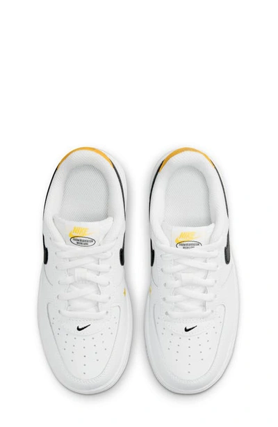 Shop Nike Air Force 1 Lv8 Sneaker In White/ Black/ Dark Sulfur