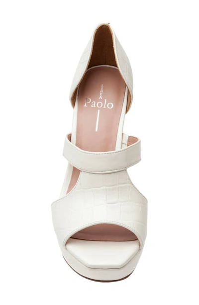 Shop Linea Paolo Ileana Platform Sandal In White