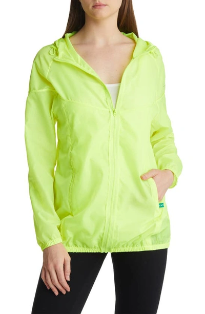 Shop Modern Eternity 3-in-1 Waterproof Maternity Windbreaker In Safety Yellow