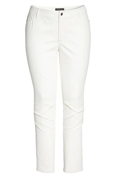 Lafayette 148 Thompson Primo Denim Jeans In White