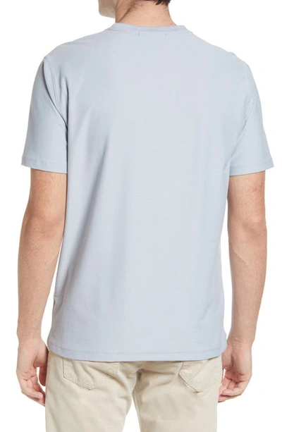 Shop Robert Barakett Hickman Solid T-shirt In Blue Fog