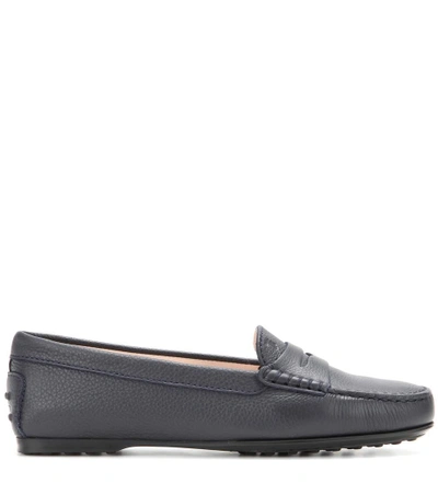 Shop Tod's Gommini Leather Loafers